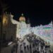Comiso, accesa l’illuminazione artistica negli spazi esterni della basilica dell’Annunziata
