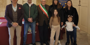 Vittoria, Gioia e Sveva accolte al Comune dopo la Fashion week