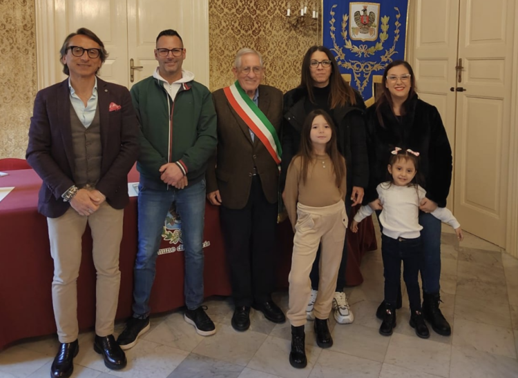 Vittoria, Gioia e Sveva accolte al Comune dopo la Fashion week