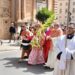 Ragusa, benedizione delle palme in piazza con il rito tradizionale presieduto dal vescovo La Placa