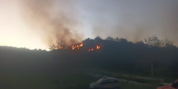 Giarratana, Pasqua di fiamme nelle campagne