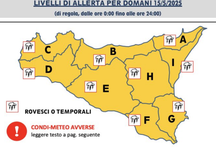 Maltempo, domani scuole chiuse anche in provincia di Ragusa