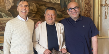 Scicli, l’ex ds del Milan Braida in visita alla città