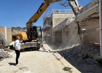 Modica, demolito il corpo C degli spogliatoi allo stadio comunale Pietro Scollo