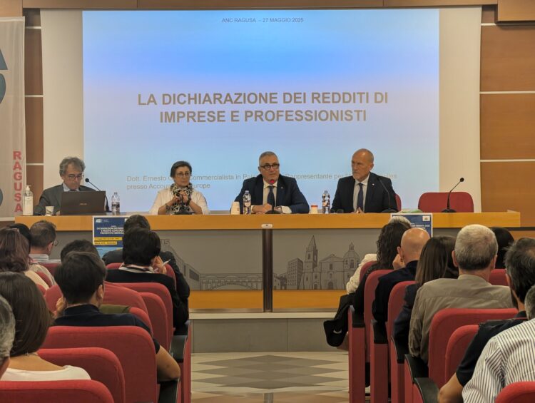 Ragusa, dichiarazioni dei redditi 2025 e concordato preventivo biennale 2.0: Anc fa il punto