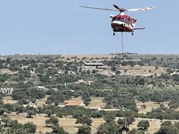 Ispica, una mucca è precipitata in un burrone questa mattina in contrada Martorina