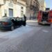 Modica, auto in fiamme mentre era in marcia lungo corso Santa Teresa