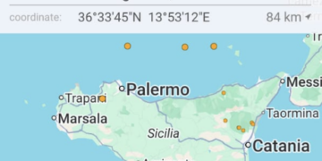 Altra scossa di terremoto, stavolta nel canale di Sicilia