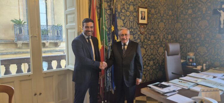 Vittoria, il console onorario della Repubblica di Bulgaria a Messina in visita a palazzo di Città