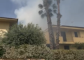 Vittoria, incendio vicino all’istituto del liceo linguistico Lanza