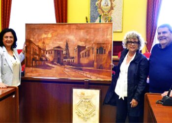 Comiso, donato al Comune un quadro del pittore Lo Turco