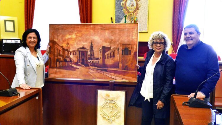 Comiso, donato al Comune un quadro del pittore Lo Turco