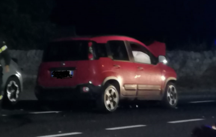 Scontro frontale ieri sera sulla Ragusa mare