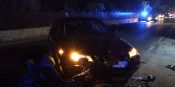 Vittoria, scontro auto-moto: centauro in codice rosso