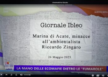 Fascia trasformata e devastazione ambientale, su Rai 1 anche Giornale Ibleo