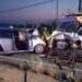 Incidente notturno, dieci feriti nello scontro tra un’auto e un furgone
