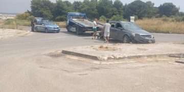 Vittoria, quattro feriti in un incidente stradale alla zona artigianale