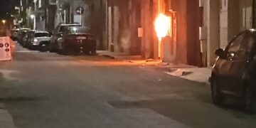 Vittoria, cabina elettrica in fiamme