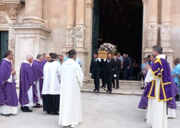 Ragusa, si sono tenuti questa mattina i funerali di Giovanna Schembari