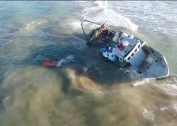 Cava D’Aliga, naufraga peschereccio a causa della Lupa di mare