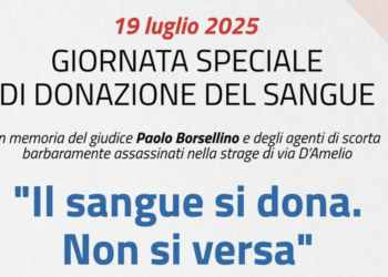 L’Asp di Ragusa promuove una giornata speciale di donazione del sangue in memoria di Borsellino