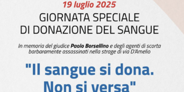 L’Asp di Ragusa promuove una giornata speciale di donazione del sangue in memoria di Borsellino