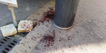 Modica, tracce di sangue in diverse strade del centro storico