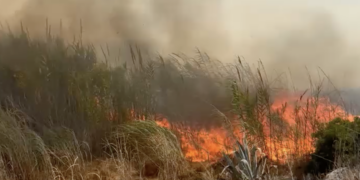 Rogo spaventoso, tre squadre dei vigili del fuoco in azione a Marina di Modica