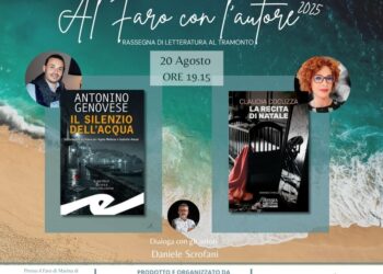 Marina di Ragusa, mercoledì 20 agosto doppia presentazione di “Al Faro con l’Autore”