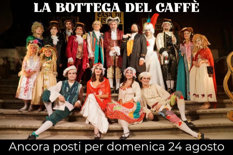 La compagnia Godot e “La bottega del Caffè” di Goldoni, domenica al castello di Donnafugata l’ultima replica