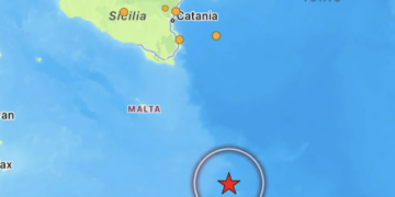 Forte scossa di terremoto nel mar della Libia avvertita anche in provincia di Ragusa