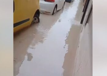 Vittoria, piove e si allaga via Alessandria