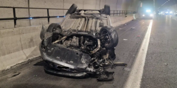 Auto si ribalta in galleria, code sulla Catania-Siracusa