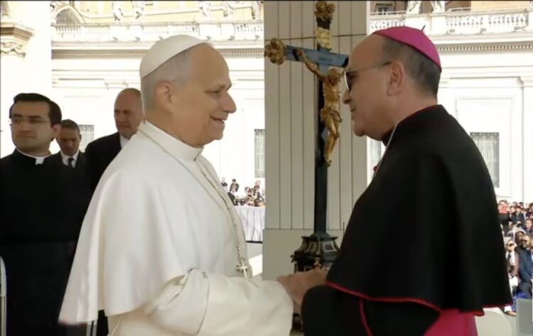 Ragusa, il vescovo La Placa ha incontrato papa Leone XIV