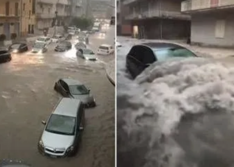 Maltempo in Sicilia, apprensione per la donna di 38 anni travolta dalla corrente impetuosa che ha trasformato le strade in fiumi