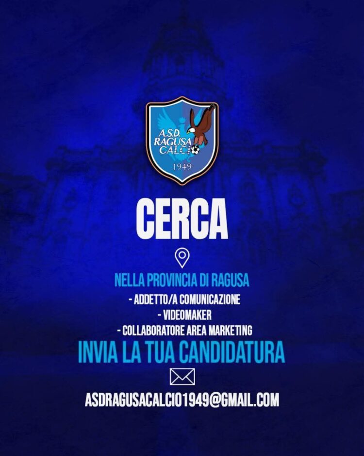 Clamorosa gaffe del Ragusa calcio, l’annuncio riguardante il marketing ha lo sfondo del duomo di Modica