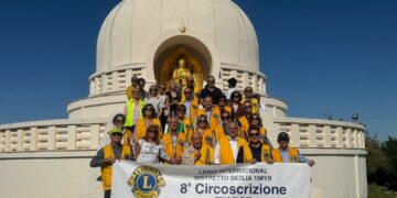 Comiso e la Settimana della pace, l’iniziativa dell’ottava circoscrizione Lions alla pagoda del monaco Morishita