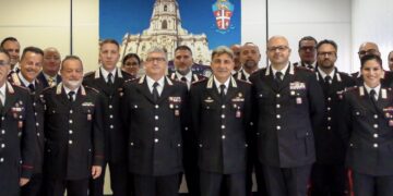 Il generale Del Monaco, comandante della Legione carabinieri Sicilia, in visita alla compagnia di Modica