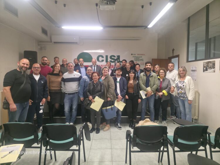 Ragusa, riuscito il corso di formazione promosso dalla Fisascat Cisl