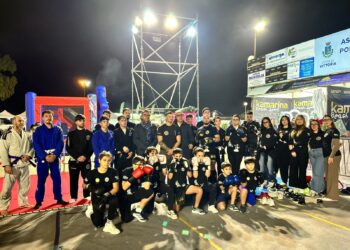 Vittoria, esibizione carica di energia per la Firullo MMA Academy alla Fiera d’Autunno