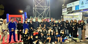 Vittoria, esibizione carica di energia per la Firullo MMA Academy alla Fiera d’Autunno