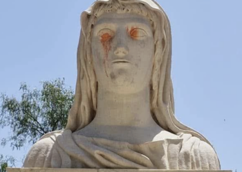 Vittoria, i vandali deturpano il busto della fondatrice Colonna Henriquez