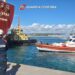 Incendio a bordo di un mercantile al porto di Pozzallo, ma era un’esercitazione