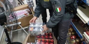 Sequestrati oltre 13mila prodotti non sicuri a tema natalizio