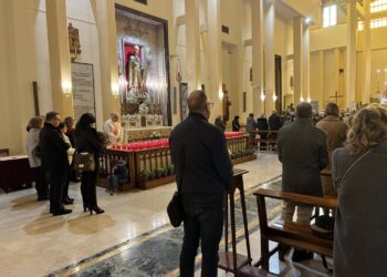 Santo Spiridione a Ragusa, numerose presenze al santuario del Carmine