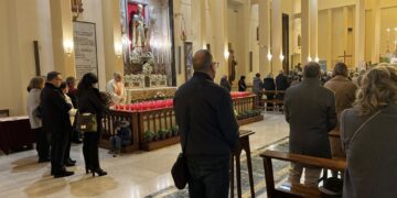 Santo Spiridione a Ragusa, numerose presenze al santuario del Carmine