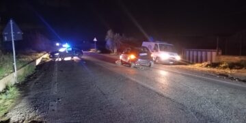 Scontro tra due auto, ferita una donna