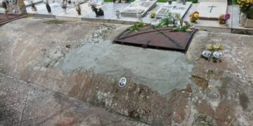 Risistemato l’ossario vandalizzato al cimitero comunale di Vittoria: “C’è l’ombra di messe nere?”