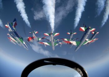 Le Frecce tricolori a Marina di Modica il 26 giugno