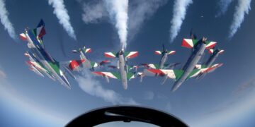 Le Frecce tricolori a Marina di Modica il 26 giugno